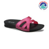 Ceyo Womens Slides 9942 in Pink and Black