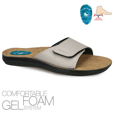 Ceyo beige Adult Comfort gel foam sandal  6100-22