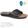 Ceyo Black Adult Comfort gel foam sandal 6100-22
