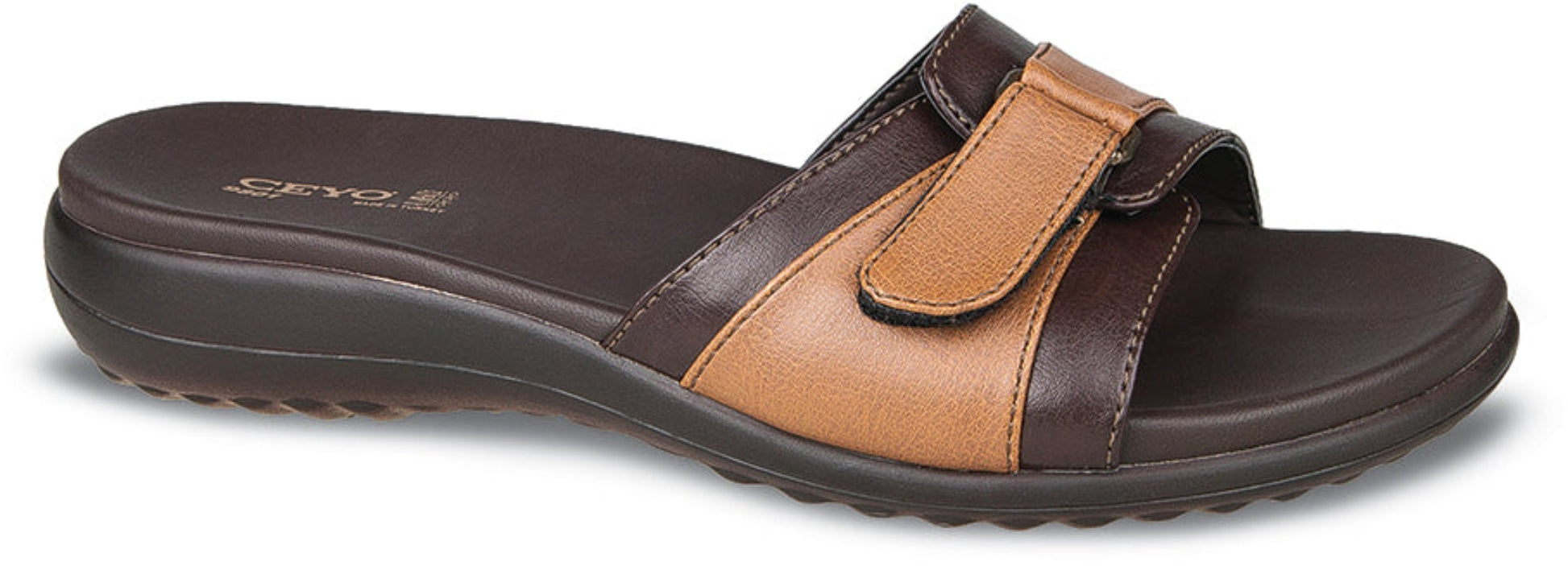Ceyo Womens Flip Flop 9801-2 in Brown