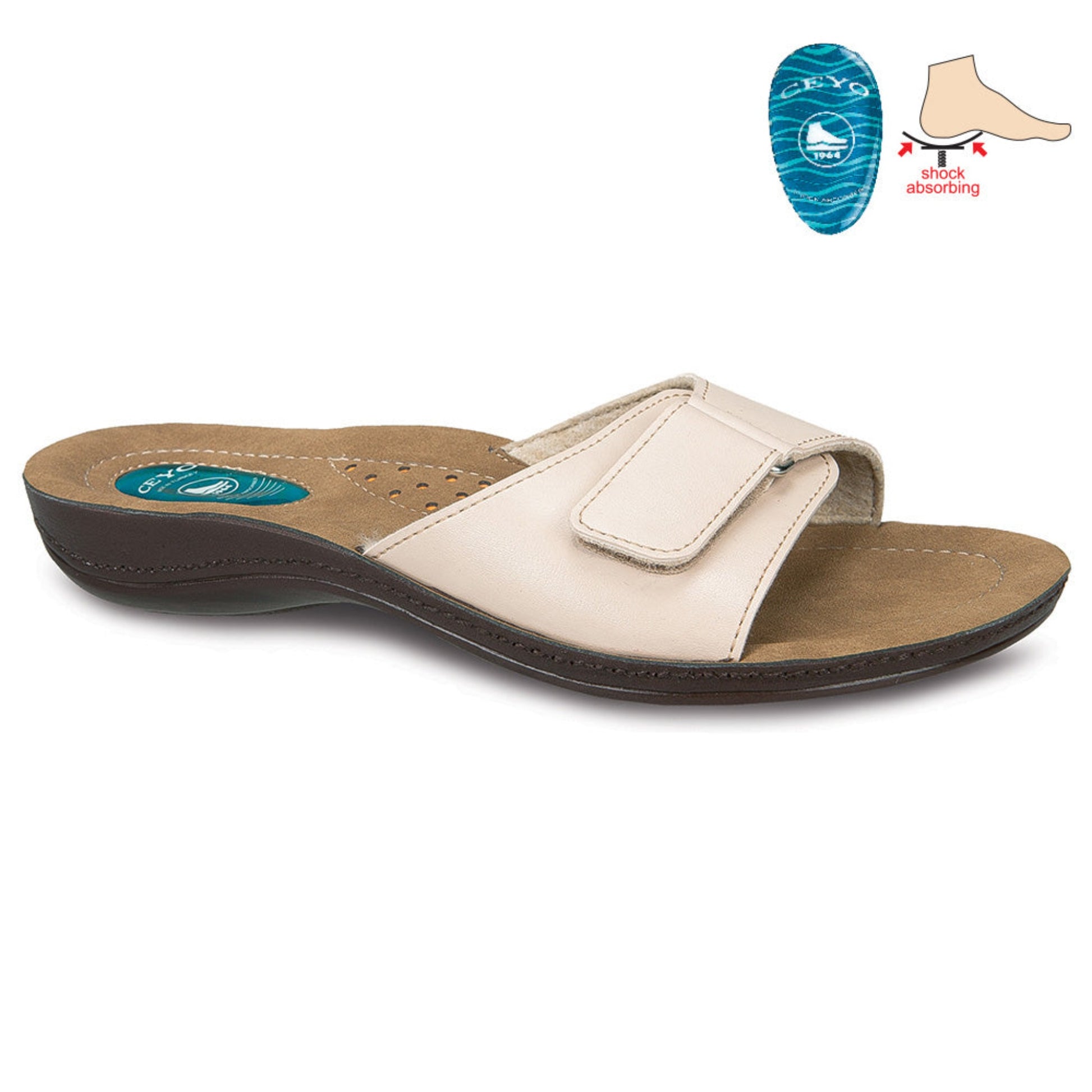 Ceyo womens Sandal 9808-15 in Beige