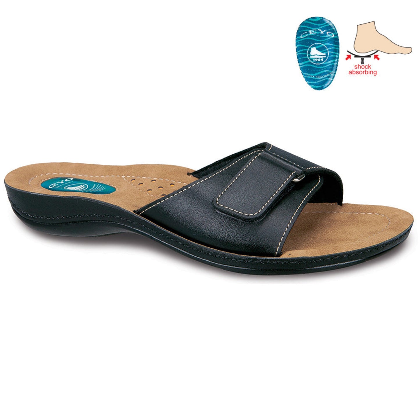 Ceyo womens Sandal 9808-15 in Black