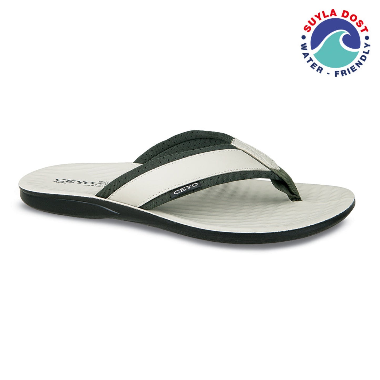 Ceyo Mens Flip Flop 9851-15 in Beige