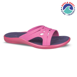 Ceyo Womens Sliders NEW-SPLASH-Z Pink and Purple